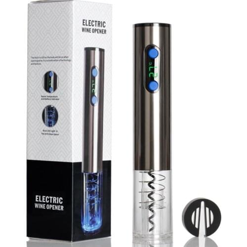 Electric Wine Bottle Openers Product Whit Temperature Display rechargeable automatic corkscrew creative wine corkscrew