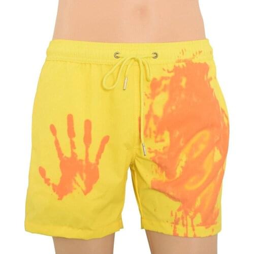 Swimming Trunks Quick-drying Swimming Trunks Temperature Sensitive Colour Changing Swim Shorts Breathable Beach Shorts For Men