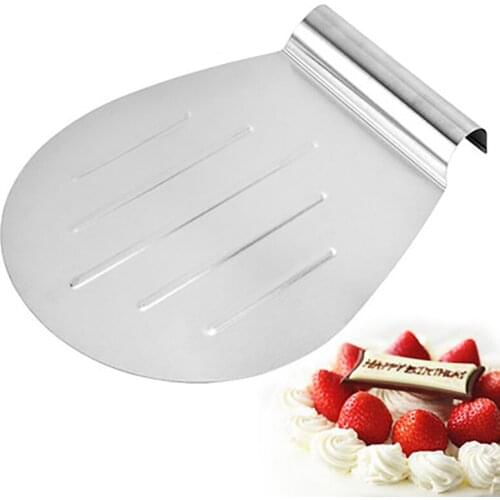 Stainless Steel Cake Moving Plate Bread Pizza Blade Shovel Transfer Cake Tray Bakeware Pastry Scraper Kitchen Baking Accessories