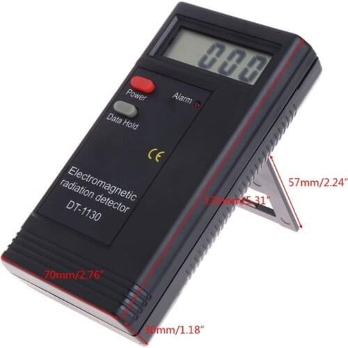 Handheld LCD Digital Electromagnetic Radiation Detector Electromotive Force Meter Dosimeter Tester Electric Radiation Detector