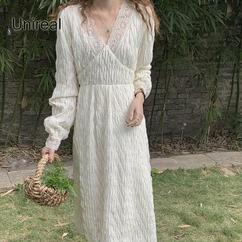 Модные вязаные платья Unireal China At AliExpress