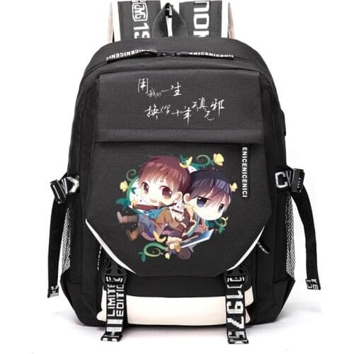 Unisex Anime Cosplay DAOMU Note Time Raiders Kylin Zhang Outdoor Travel Rucksack Casual Schoolbag Student Backpacks