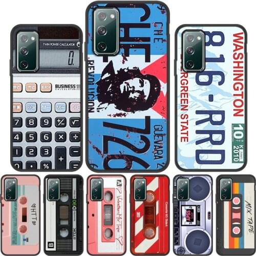 Vintage Retro Soft Case For Samsung Note 20 Ultra 10 Plus Case Samsung Note10 Lite 8 9 M51 M31 M31S M30S M20 M10 M01 Core Cover