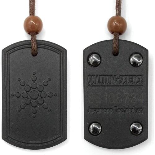 Anti EMF Radiation Protection Pendant Tourmaline 2300 Negative Ions Far Infrared & Scalar Energy Volcanic Lava Reverse Aging