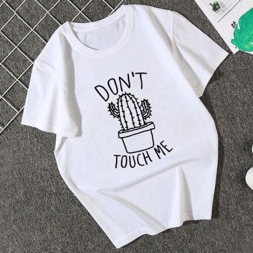 Women T-shirt 2021 Oversized Streetwear Harajuku Cactus Printed Ladies Tops Casual Summer Short Sleeve Female tshirts Plus XXXL