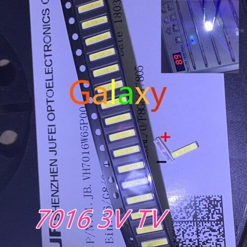 1000pcs JUFEI LED 7016 LED Backlight TV DOUBLE CHIPS Cool white High Power 1.2W 3V 7016 for LED LCD Backlight TV Application