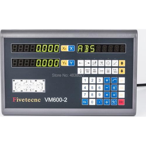 EU ship 2 Axis digital readout VM600-2 90-230VAC fits to Sino Ditron Easson Linear Scale