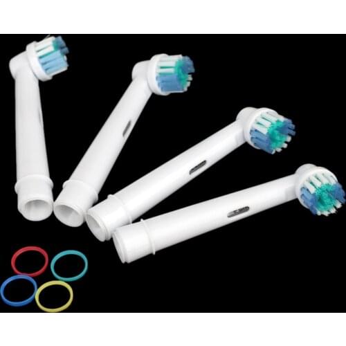 4pcs Oral B Replacement Electric Toothbrush Heads For Braun Oral Vitality Brush Nozzles Bathroom Teeth Brush Cup Cleaner Holder
