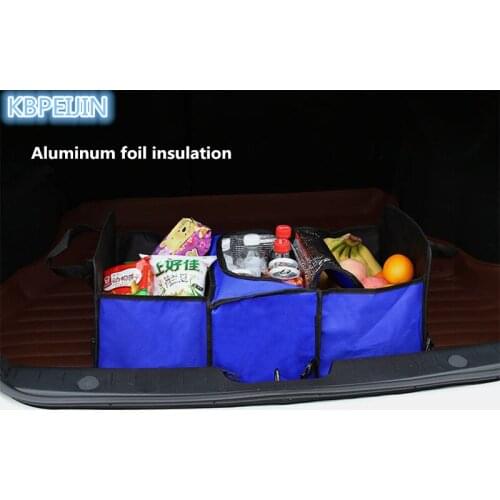 Car Styling Rear Rack Storage Box organizer Drink Food Insulation for Cadillac srx cts ats escalade sts dts bls Accessories