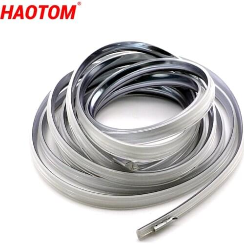 Car Front and Rear Bumpers Light Bar Decoration Strip Chromium Styling Auto Accessories For VW Santana