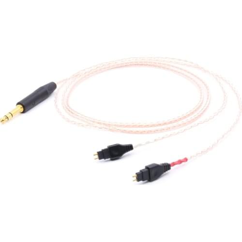 Free shipping 2m 5N OFC pure copper for Hd580 Hd600 Hd650 Hd25 Headphone Upgraded Cable