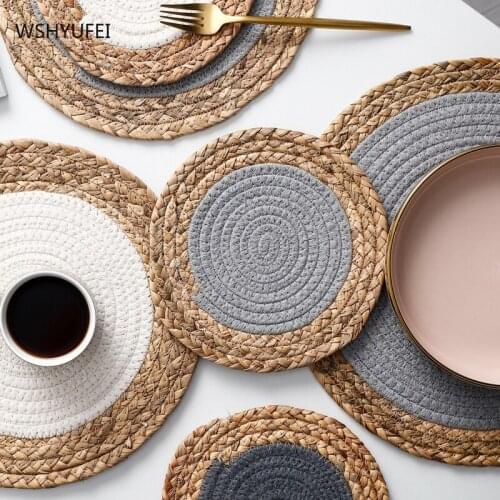 Nordic household dining table heat insulation table mat pot mat has heat resistance, scald resistance and heat resistance