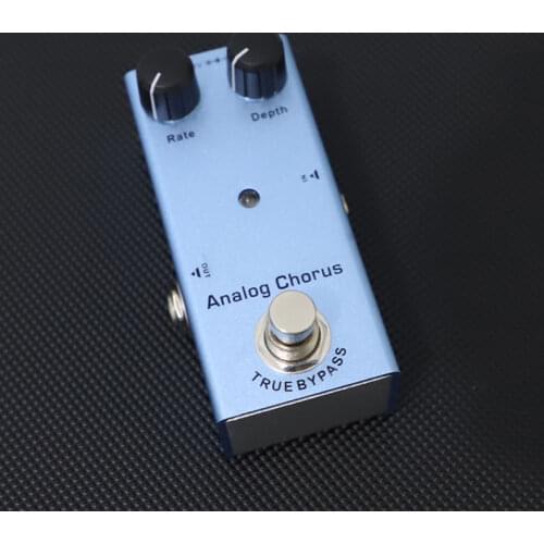 Electric Guitar Analog Chorus Pedal Rate/Depth Knob Mini DC 9V True Bypass Chorus Effect Pedal Guitar Accessories