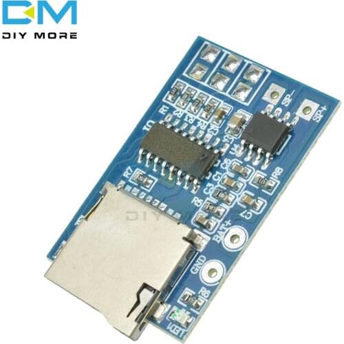 GPD2846A TF Card MP3 Player Decoder Board Module Mixed Mono 2W Amplifier Module for Arduino GM Power Supply Support MP3 FM Radio