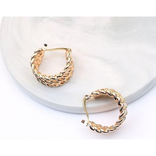 Korean Vintage Punk Hip-Hop Cuba Chain Gothic Studs Earrings for Fashion Women Jewelry Accessories earring серьги