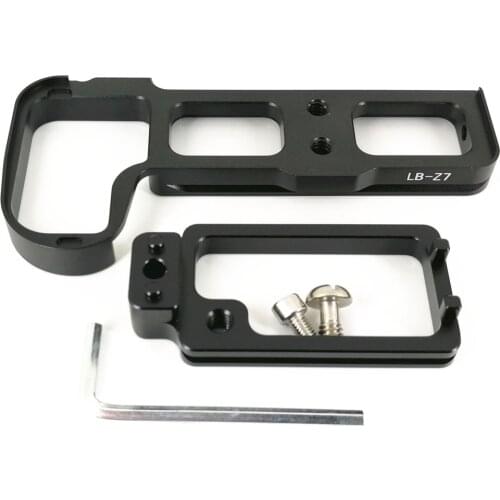 L-Type Quick Release Tripod L Plate Vertical Bracket for Nikon Z7 Z6 Camera