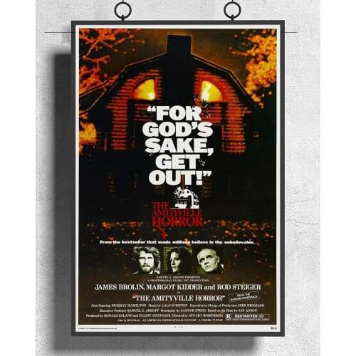 L330 THE AMITYVILLE HORROR Movie Horror Silk Fabric Poster Art Decor Indoor Painting Gift
