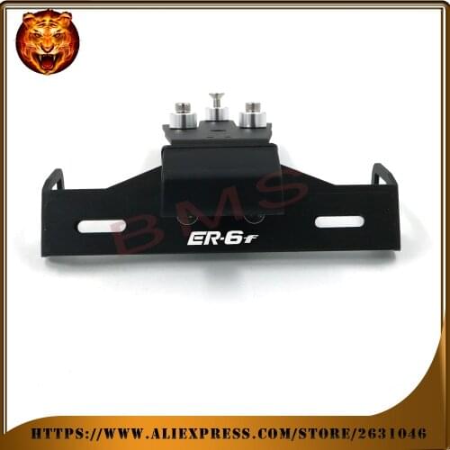 Motorcycle Tail Tidy Fender Eliminator Registration License Plate Holder bracket LED Light For KAWASAKI ER6F ER-6F 2012-2016