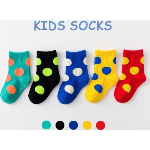5 Pairs Cotton Kids Socks Warm Winter Socks For Baby Girls Cute Cartoon Newborn Toddler Socks Casual Sport Boys Socks 0-12 Yrs