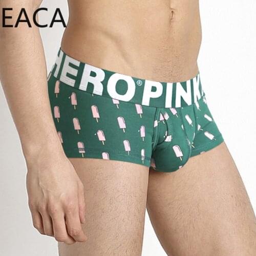 2020 NEW Pink Heroes Cotton Men Boxer Shorts Fashion Underwear High-quality Men Panties Male Underpants Comfortable
