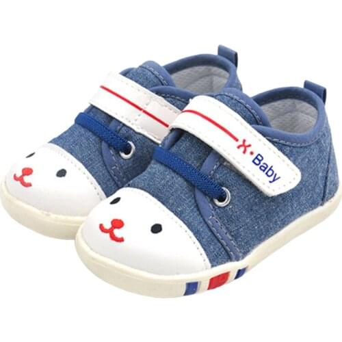 Baby Toddler Boys Girls Canvas Shoes Newborn Anti-Slip Soft Sole Newborn Gifts Infant Baby Casual Fist Walker Shoes 9-24M
