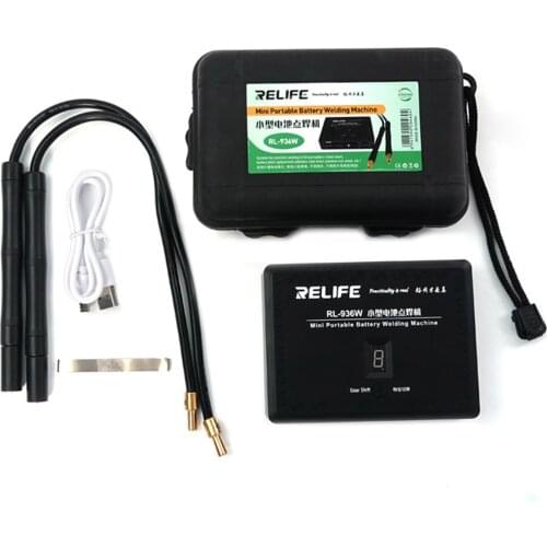 RL-936W Adjustable 6 Gears Portable Spot Welder Spot Welding Machine Welder Tools Battery For 18650 Spot Pens 5000mah Repair kit