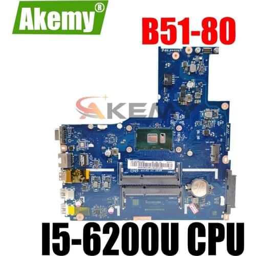 High quality For Lenovo Thinkpad B51-80 E51-80 Laptop motherboard BIWB6/B7/E7/E8 LA-D102P With SR2EY I5-6200U CPU 100% working