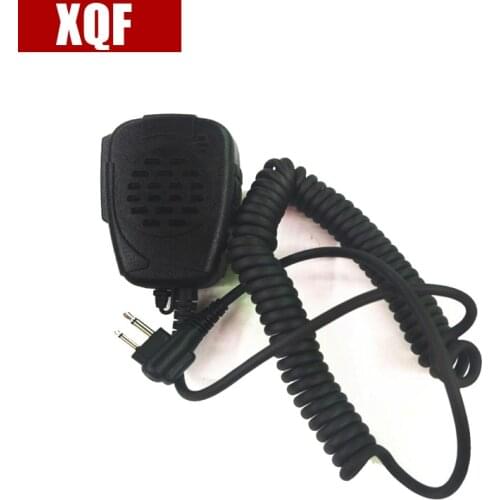 XQF Walkie Talkie 2 Pin Handheld Speaker Microphone For Motorola Two Way Radio Radios GP68 GP88 GP88S GP3688 A8 A6 A10 A12