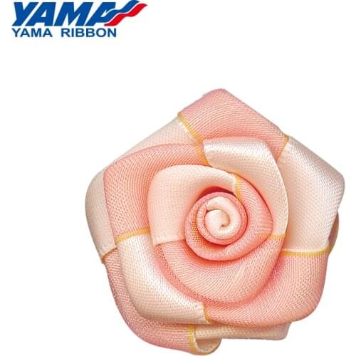 YAMA Rose Flower Diameter 35mm±3mm 100pcs/bag Organza Stain Ribbons for Crafts Festival Home Decoration