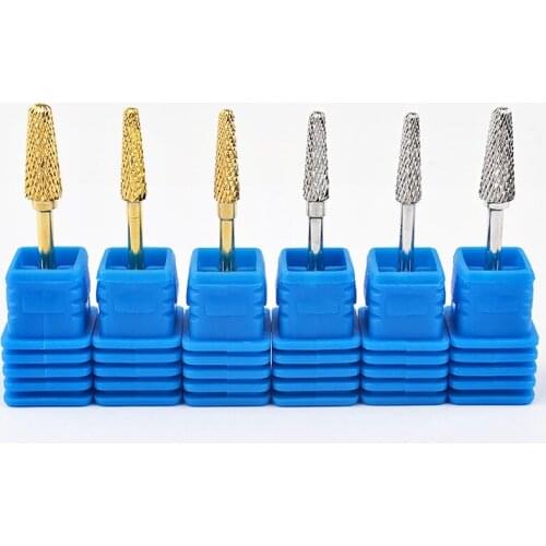 1pcs 3/32" Tungsten Steel Nail Carbide Drill Bits Pedicure Manicure Clean Cuticle Milling Cutter Sander Nail File Accessory Tool