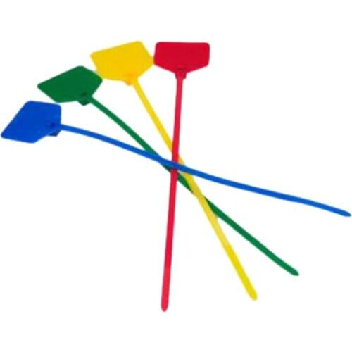 100pcs Mixed Color 3x120mm Zip Wire Wrap Self-Locking Nylon Plastic Cable Zip Ties Label Network Trim Loop Wire Straps