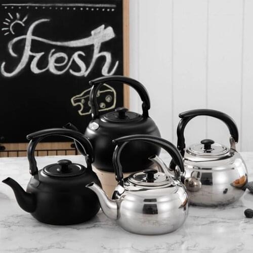 304 Thicked Stainless Steel Teapot with Filter Restaurant Hotel Kettle Drinkware