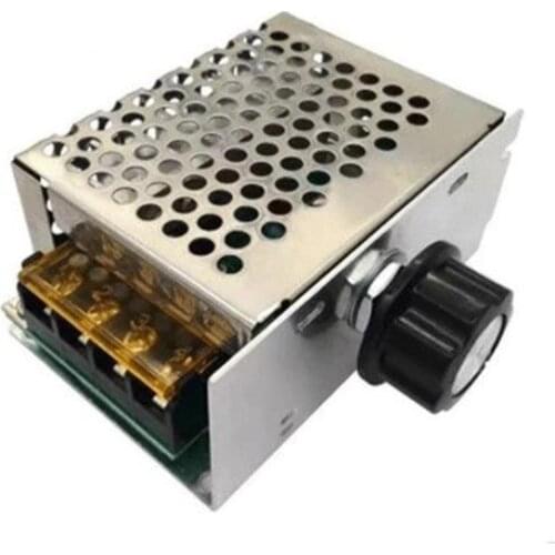 4000W imported high-power thyristor electronic voltage regulator dimming, speed and temperature, with insurance shell