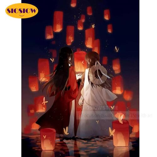 5d Diy Diamond Painting Heaven Officials Blessing Full Square Set 3d Diamond Mosaic Embroidery Decor Home Gifts For Girls Room