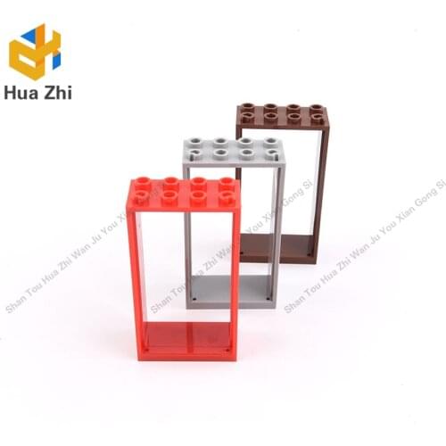 "Building Blocks Parts 60599 4PCS Door Frame 2 x 4 x 6 LEGOING MOCS Education"