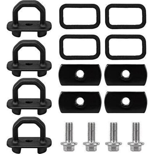 For Chevy Anchor Truck Bed 4Pcs Set Tie Downs Anchor Fits 07-18 Gmc Sierra Cargo, 15-18 Chevy Colorado And Gmc Canyon Model Truc