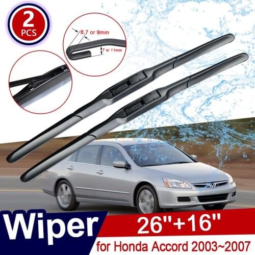 For Honda Accord 2003 2004 2005 2006 2007 Car Windscreen Wiper Blades Front Window Windshield Wipers Car Accessories Goods