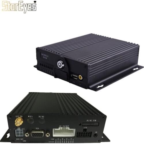 GPS 4CH AHD 1080P SD Card Mobile DVR for Truck Taxi Bus