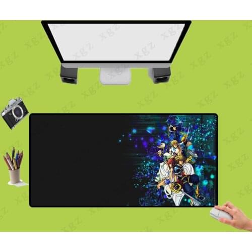 XGZ Japanese Cute Anime Non-slip Rubber Mouse Pad Large Lock Edge Mouse Pads Mouse Computer Gaming Mat Gamer XXL Desk Mats