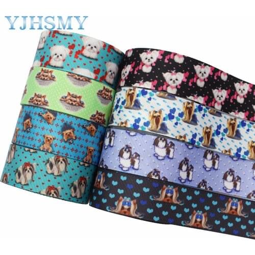 L-20629-627,1"(25mm),10yards lovely Cartoon Thermal transfer Printed grosgrain Ribbons,DIY Clothing accessories Decorations