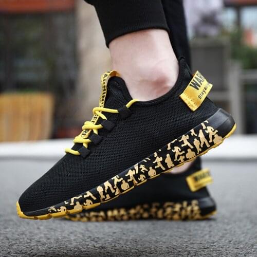 Men sneakers 2020 breathable casual shoes outdoor mens sports shoes male running shoes comfortable black sneakers plus size 47
