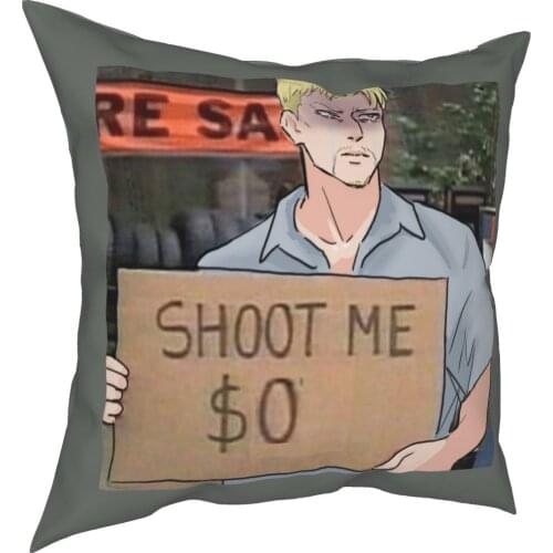 ATTACK ON TITAN Reiner Pillowcase Printed Polyester Cushion Cover Decorations Throw Pillow Case Cover Car Square 45X45cm