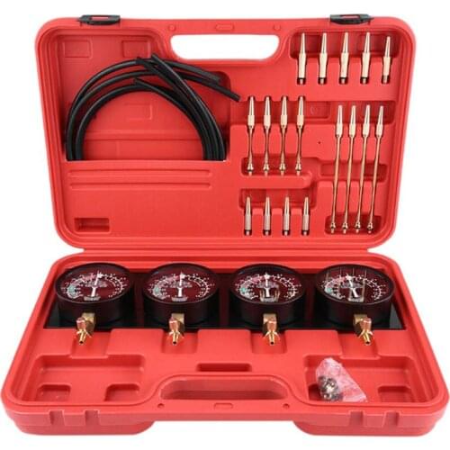 Portable Fuel Vacuum Carburetor Synchronizer Universal Car Sync Gauge 4 Gauges Tool Balancer Gauge Kit motorcyle fueltech
