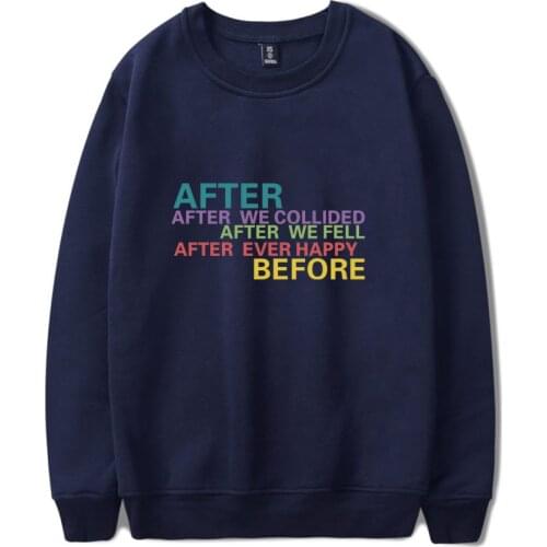 After We Collided Sweatshirt O-Neck Tracksuit Men/Women Long Sleeve Sweatshirts Romantic Movie Streetwear Harajuku Pullover