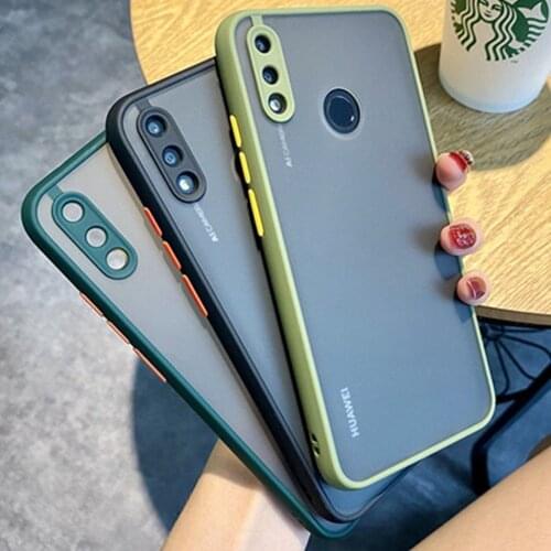 Luxury Shockproof Case on the For Huawei Y9 2019 Y9prime 2019 Enjoy 9 plus 10 plus Cases With Camera Lens Protector Matte Cover