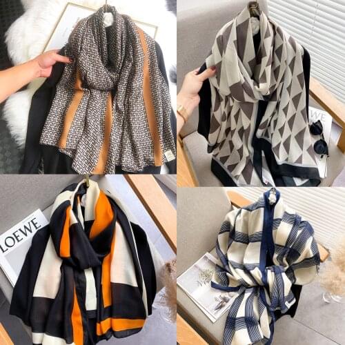 2021 Newest Women Printed Scarf Brand Scarf Cotton Scarf Luxruy Scarf Shawls Wraps Hijabs Scarf