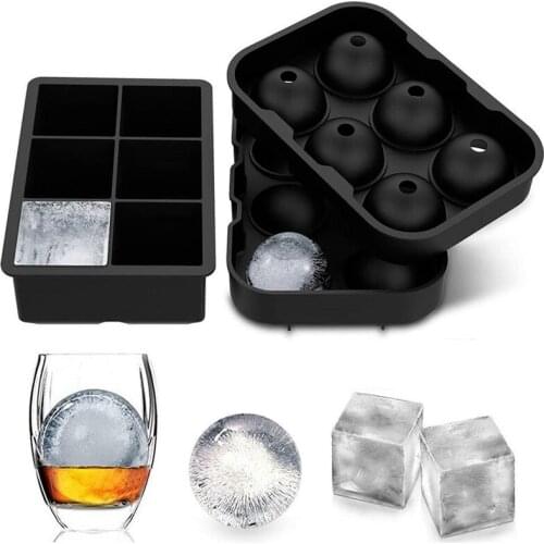 3D Skull Silicone Mold Food Grade Ice Cube Mold Maker Chocolate Mold Tray Ice Cream DIY Tool for Whiskey Cocktail Ice Cubes
