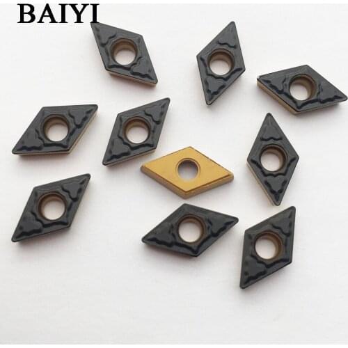 10pcs Carbide insert DCMT070204 PM 4225 external metal turning lathe tool CNC milling turning insert