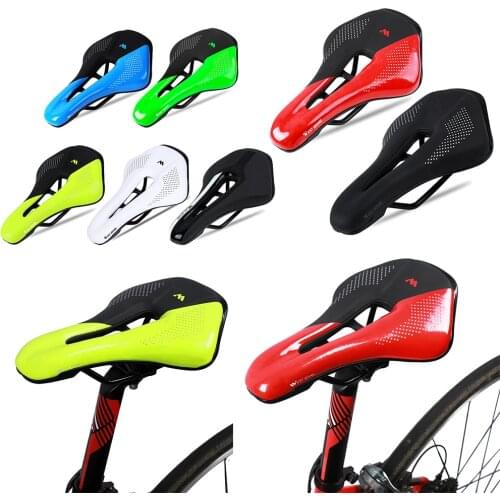 WEST BIKING Bicycle Saddle Waterproof Breathable Silicone Cushion PU Surface Thickened MTB Bike Seat Cycling Equipment