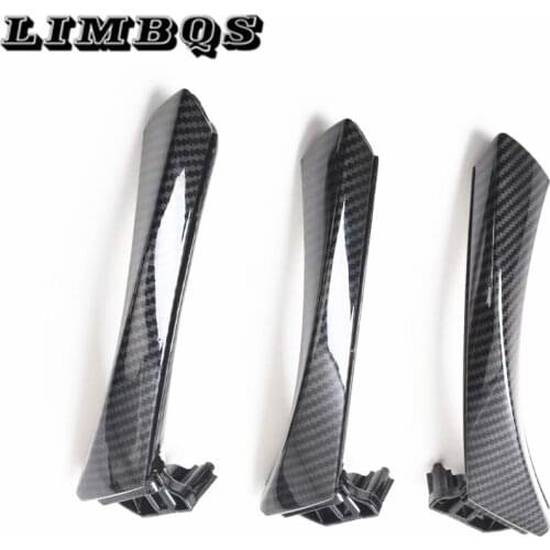 Car front door inner handle For BMW E90 E91 3 series Gray Beige Black inner front rear left right handle RHD LHD replacement